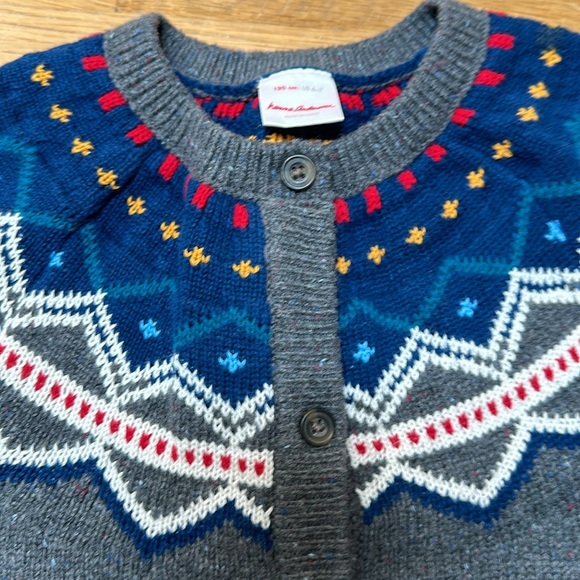 Hanna Andersson fair isle cardigan - Picture 3 of 7